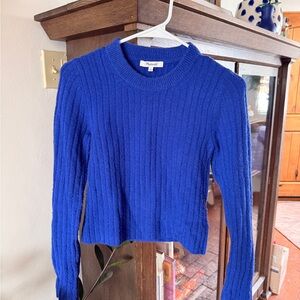 Madewell Royal Blue Knit Sweater
